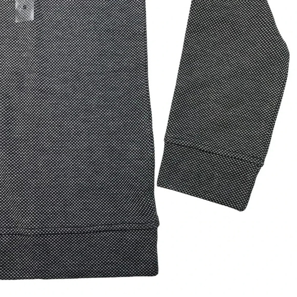 Tasso Elba 1/4 Zip Grey Cotton Blend Mens Sweater Size Small - Picture 5 of 10